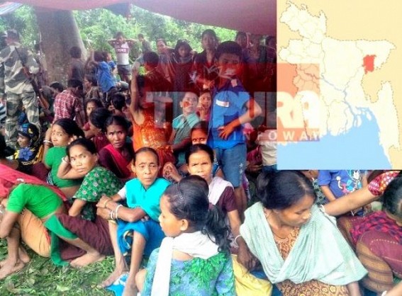 Flag meeting held between BSF & BGB : Bangladeshi Hindus pushed back from Indo-Bangla Border with an ‘uncertain’ future, ‘Situation under control’, Khowai SP Jayanta Chakraborty talks to TIWN Flag meeting held between BSF & BGB : Bangladeshi Hindus pushed back from Indo-Bangla Border with an ‘uncertain’ future, ‘Situation under control’, Khowai SP Jayanta Chakraborty talks to TIWN